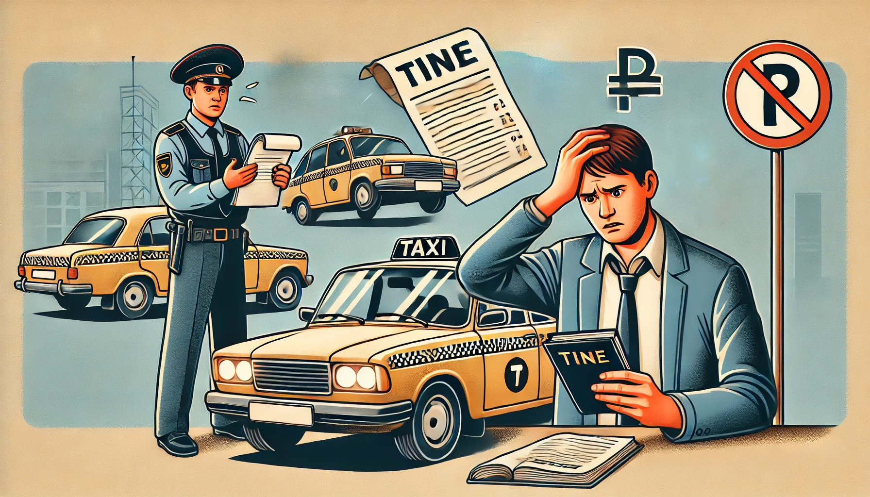 Штрафы для таксистов в 2022 году